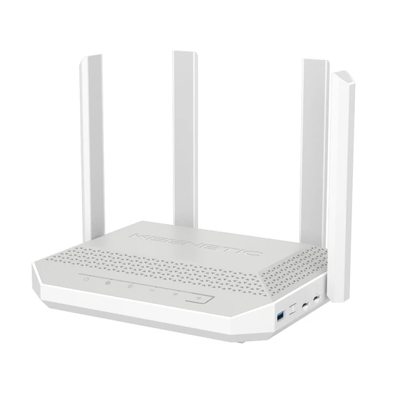 KEENETIC AX3000 Mesh Wi-Fi 6 4G+ Modem Router 2 SIM Yuvasi ve Çok Islevli USB 3.0