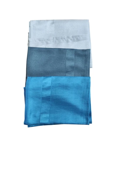 Ayver 3'LÜ MİKROFİBER TEMİZLİK BEZİ RENKLİ KALİTELİ OTO YIKAMA BEZİ CAM BEZİ 40X65 - Resim 2