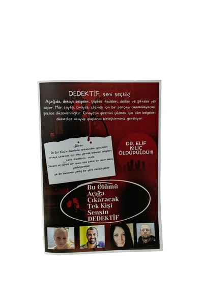 Ayver EĞLENCELİ DEDEKTİF DAVA ÇÖZME OYUNU KUTU OYUNU RUH HASTANESİ CİNAYETİ - 2
