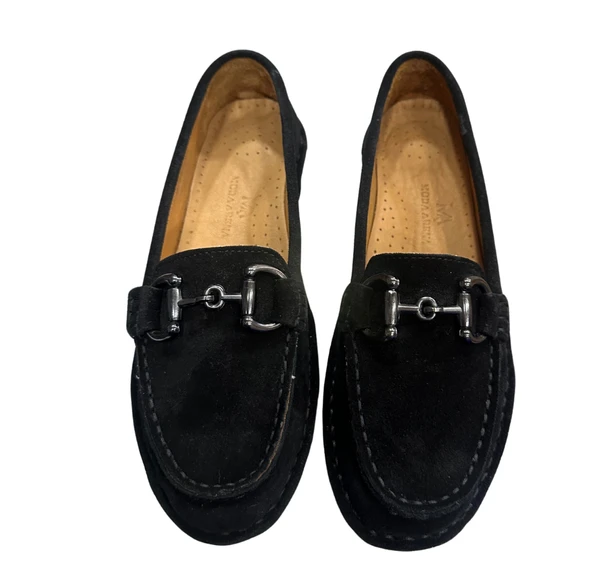 Solmaz Solly MA E224S Hakiki Deri Kadın Babet - Resim 2