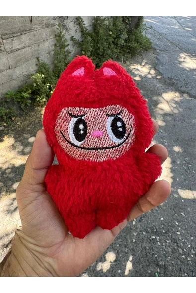 Ayver LABUBU HAVE A SEAT PELUŞ OYUNCAK 16X10 CM SEVİMLİ CANAVARLAR FİGÜR OYUNCAK BIGINTO ENERGY LABUBU - Resim 3