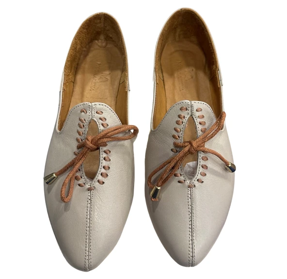 Solmaz Solly MA300 Hakiki Deri Kadın Babet - Resim 6