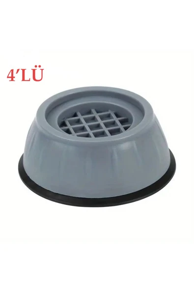 Ayver 4'LÜ PLASTİK VANTUZLU ÇAMAŞIR BULAŞIK MAKİNASI KAYDIRMAZ TİTREŞİM ÖNLEYİCİ - 2