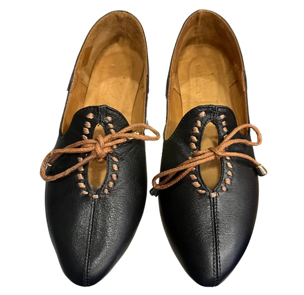 Solmaz Solly MA300 Hakiki Deri Kadın Babet - Resim 2