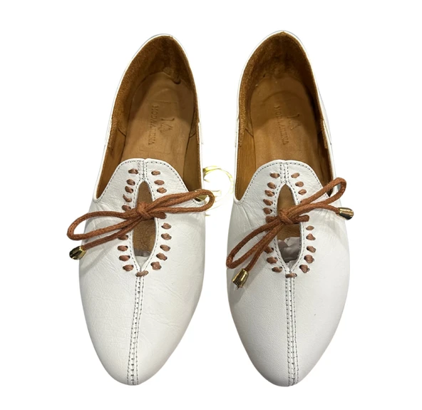 Solmaz Solly MA300 Hakiki Deri Kadın Babet - Resim 8