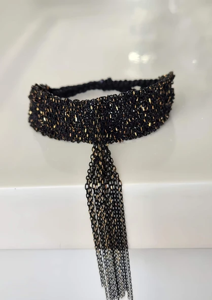 Dokulu Taç Yaprak Çiçek Tül Model Küçük Boy Turuncu Küpe - 3