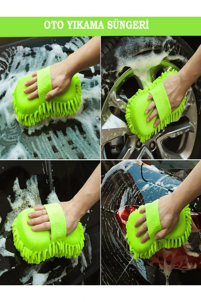 Ayver EL TUTMA KEMERLİ GEÇMELİ YUMUŞAK MAKARNA OTO YIKAMA SÜNGERİ ürün görseli