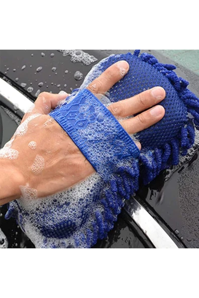 Ayver EL TUTMA KEMERLİ GEÇMELİ YUMUŞAK MAKARNA OTO YIKAMA SÜNGERİ - Resim 2