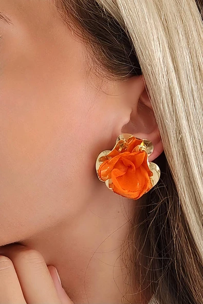 6'lı Kuğu Fiyonk Model Minima Gümüş Silver Renkli Küpe Seti - Resim 3