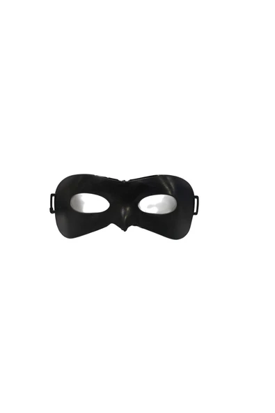 Ayver SERT PLASTİK TARAFTAR MASKE SİYAH EKONOMİK MASKE