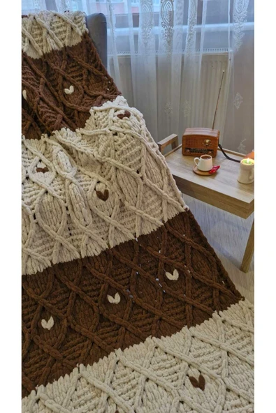 Puffy Tek Kişilik Kalpli Battaniye 140 x 200 cm ürün görseli