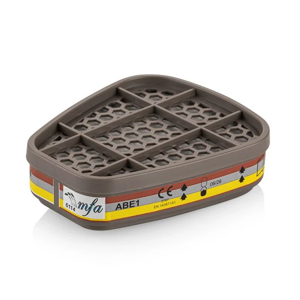 MFA 6114 ABE1 Organik, İnorganik ve Asit Bayonet  Gaz Filtresi 1 Çift ürün görseli