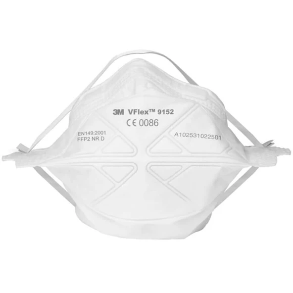 3M 9152E  FFP2 Ventilsiz Toz Maskesi 1 Paket 25 ADET