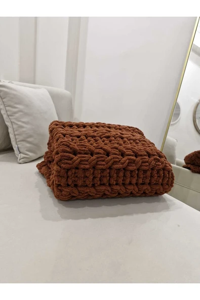 PUFFY TV BATTANİYESİ 100X150 CM KAHVERENGİ - Resim 2