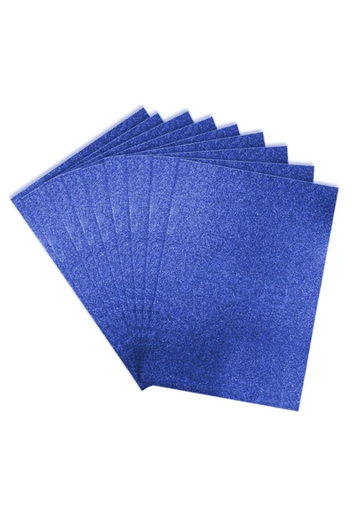 A4 Eva Tabaka Simli Mavi 10'LU Paket ürün görseli