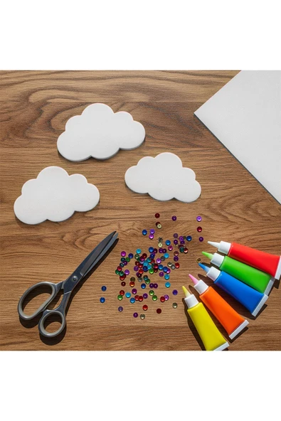 50x70 Eva Tabaka Beyaz 10'lu Paket