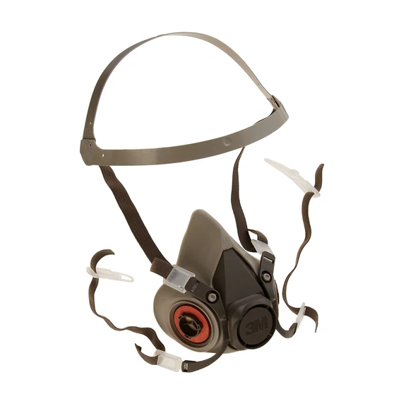 3M 6000 Serisi Yeniden Kullanılabilir Yarım Yüz Solunum Maskesi, 6100,6200,6300 - Resim 2