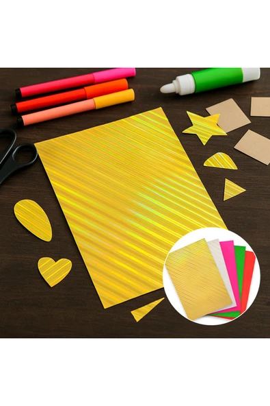 Hologramlı Karton 50x70 10lu Karışık