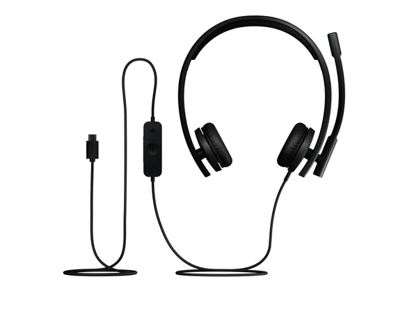 Logitech H570E Teams Version (Stereo, Usb-C) Profesyonel Kulak Üstü Kulaklık (981-001431) + USB-A Çevirici Hediyeli - 4