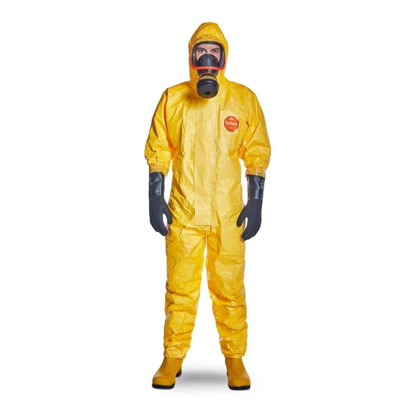 Dupont Tychem® 2000 C Fermuarlı ve Yapışkanlı Kimyasal Koruyucu Tulum - Resim 6