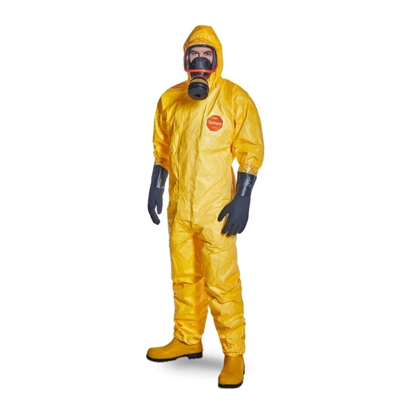 Dupont Tychem® 2000 C Fermuarlı ve Yapışkanlı Kimyasal Koruyucu Tulum ürün görseli