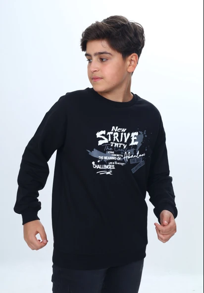 Toontoy Erkek Çocuk New Strıve Baskılı Sweatshirt - Resim 3