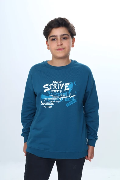Toontoy Erkek Çocuk New Strıve Baskılı Sweatshirt - Resim 12