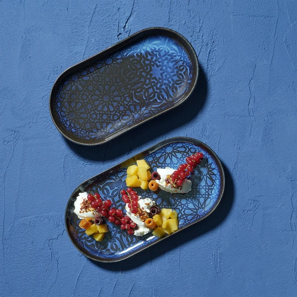 GÜRAL PORSELEN Bilbao 2 Adet 20x11 Cm Kayık Tabak   12132 ürün görseli 1