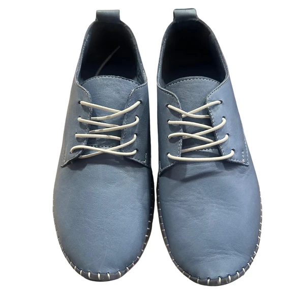 Solmaz MA ES107 Hakiki Deri Günlük Silikon Taban Kadın Ayakkabı - Resim 8