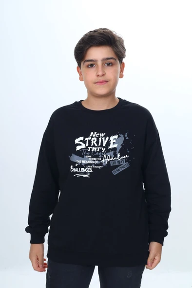 Toontoy Erkek Çocuk New Strıve Baskılı Sweatshirt ürün görseli 1