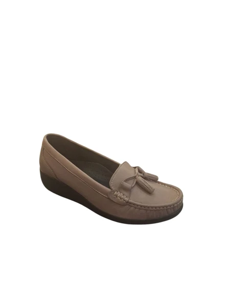 Esem Püsküllü Rok Hakiki Deri Kadın Ayakkabı ürün görseli