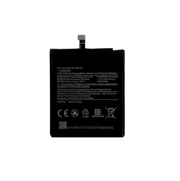 Xiaomi Redmi 5A Uyumlu Batarya Bn34 Energy ürün görseli