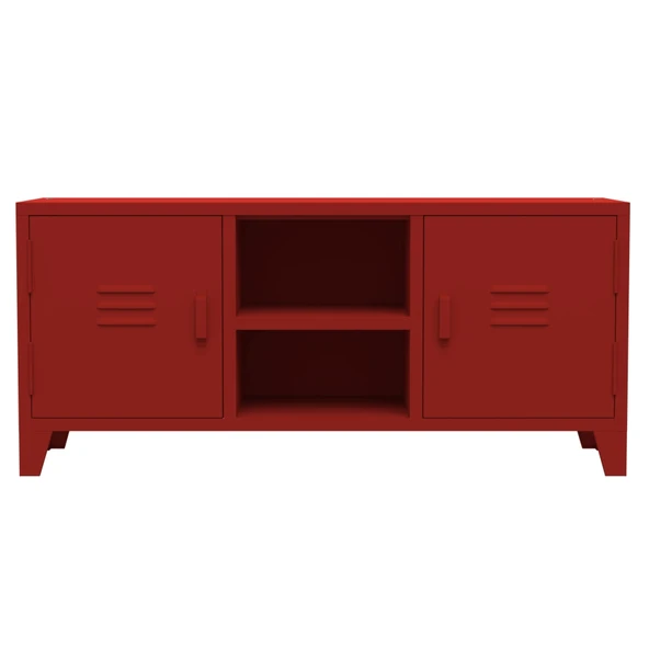 TV Ünitesi Metal Kitaplık Dolabı Metal TV Sehpası 120CM - 5