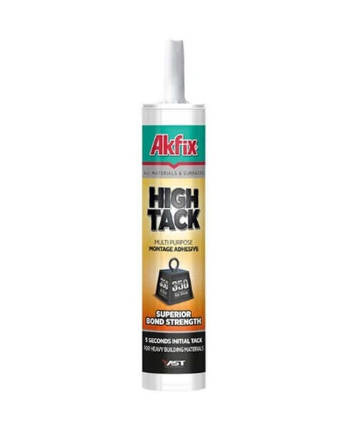 Akfix High Tack Genel Amaçlı Montaj Yapıştırıcı Beyaz 290 Ml - 1