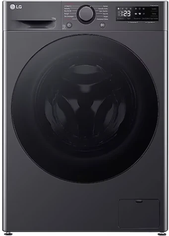 LG F4Y5EYWYJ.AMBPLTK A Enerji Sınıfı 11KG 1400 Devir Çamaşır Makinesi Siyah ürün görseli