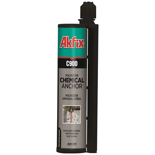 Akfix C900 Kimyasal Dübel Polyester 345ml - 1