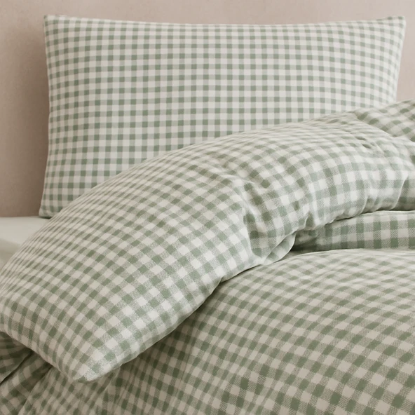 Tabu Home Ranforce Mint Çift Kişilik Nevresim Seti - Resim 3