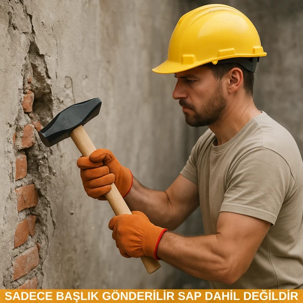 Beylini Balyoz Başlığı Çelik Uçlu Sivri Yassı Çift Taraflı Profesyonel Yıkım İnşaat Şantiye Sanayi Balyozu - 2
