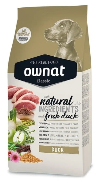 Ownat Classic Ördekli Köpek Maması 4 Kg