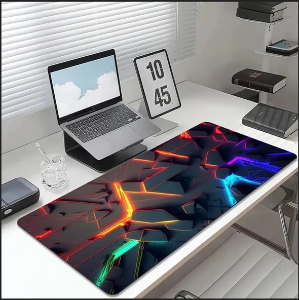 70X30 CM 3D BOYUT TASARIMI KAYDIRMAZ TABAN SPEED YÜZEY OYUNCU MOUSE PAD GAMİNG - 4