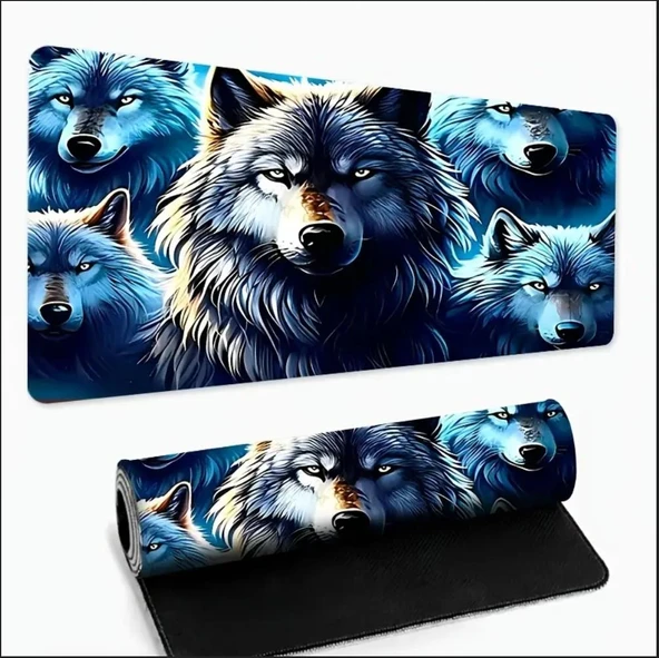 70X30 CM 5 KURT TASARIMI KAYDIRMAZ TABAN SPEED YÜZEY OYUNCU MOUSE PAD GAMİNG - 1