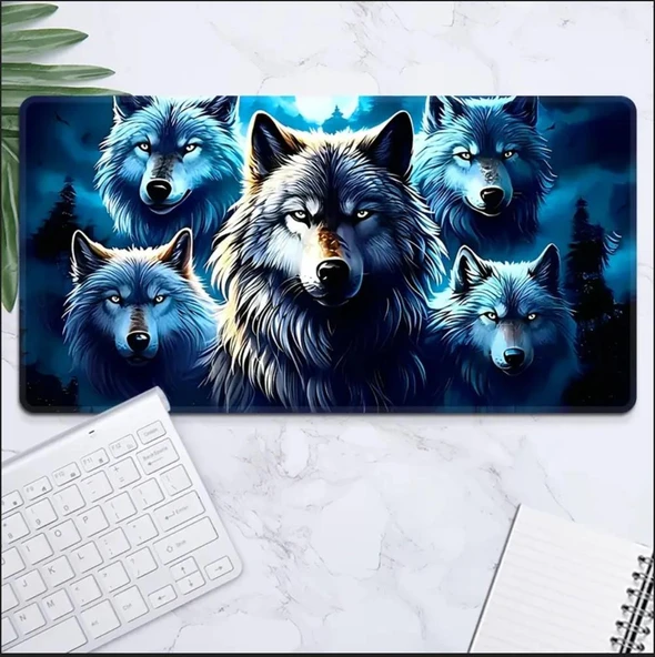70X30 CM 5 KURT TASARIMI KAYDIRMAZ TABAN SPEED YÜZEY OYUNCU MOUSE PAD GAMİNG - 3