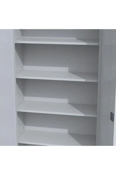 Metal Dolap 2 Kapılı Dolap Kiler Dolabı Kilitli Dolap Ofis Dolapları Arşiv , Garaj , Bahçe , Balkon - 5