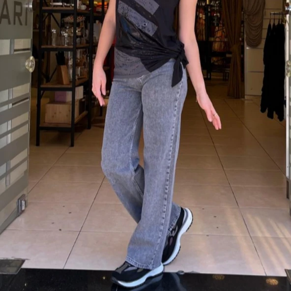 LACARİNO 6746  KOT PANTOLON K.GREY - Resim 3