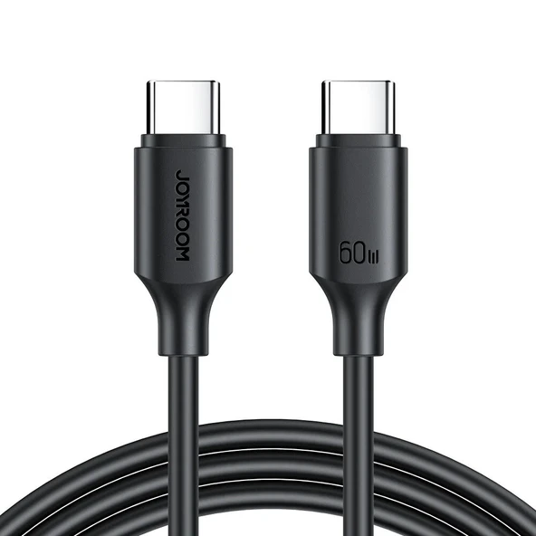 JOYROOM S-CC060A9 60W TYPE C-TYPE C 0.25M-BLACK