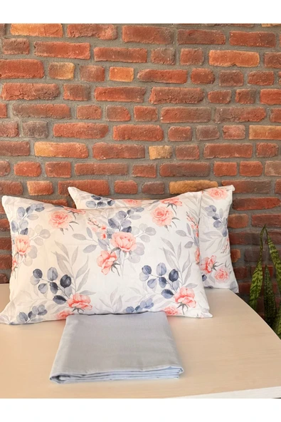 Sheri Home Tekstil Life Flowers Çift Kişilik Çarşaf Yastık Set 83 TelTY555565565688 ürün görseli