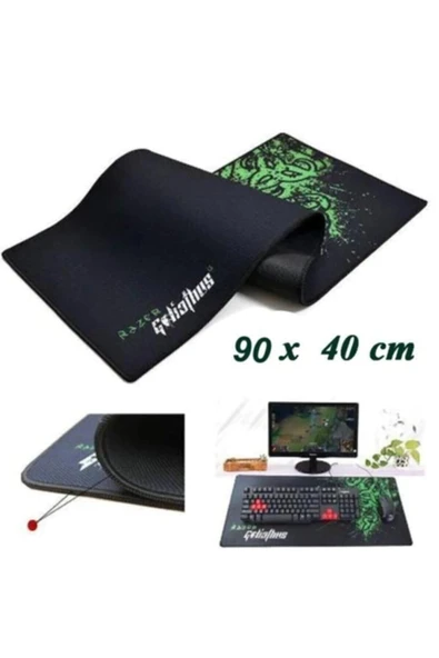 Razer 90x40 Cm Speed Kaymaz Taban Dikişli Oyuncu Gaming Mouse Pad - 3