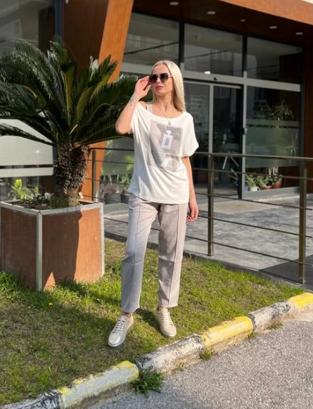 NERVURLU YANDAN CEPLI PANTOLON - Resim 9