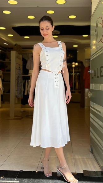 BAĞCIK DETAYLI BLUZ ürün görseli 1