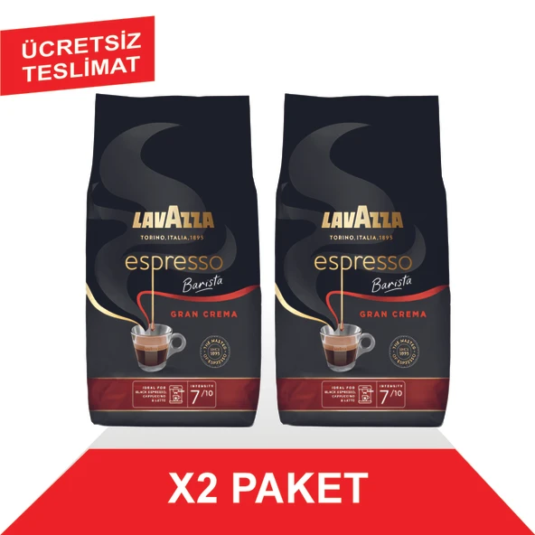 Lavazza Espresso Barista Gran Crema Çekirdek Kahve (1000gr) x2